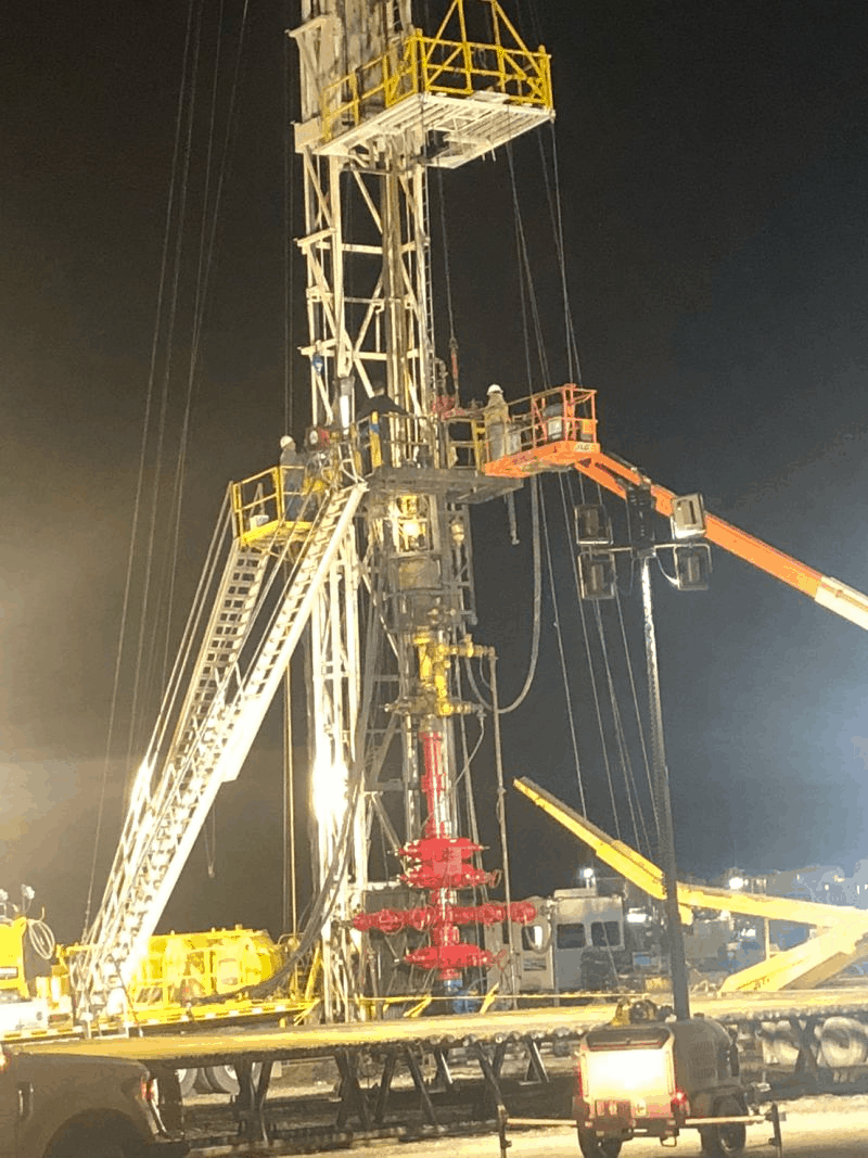 Ranger Energy Services' rig performing 24 hour drill out operation in Oklahoma